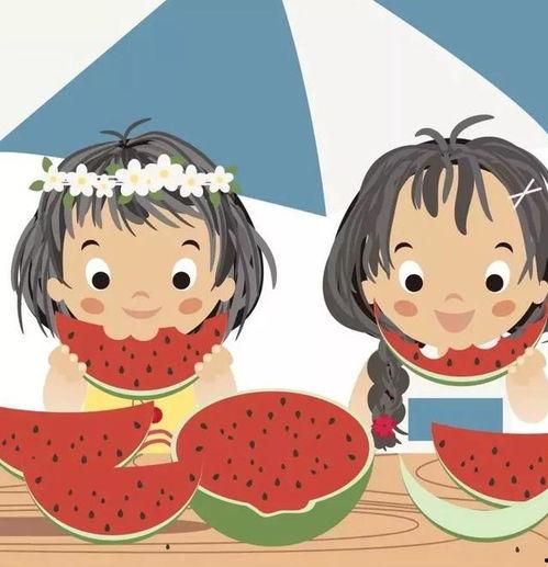 卡通头像吃瓜情侣,甜蜜互动，趣味横生